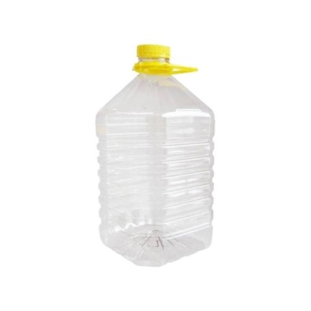 PET checkers with cap and 5 liter handle