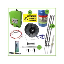 Kit completo recinto 250 metri in pendenza