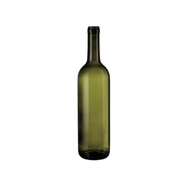 Bottiglia bordolese 750 ml colore verde uvag