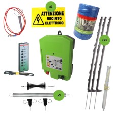 Kit completo recinto 150 metri in pendenza