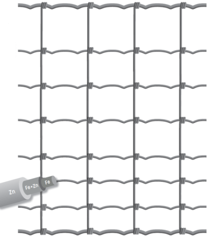 Rete a maglia sciolta strong 50x50 2,2mm 25mt 200h
