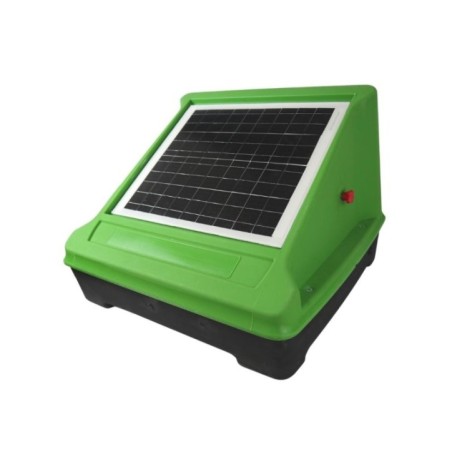 Elettrificatore con pannello solare e batteria 4 Joule per recinto elettrico
