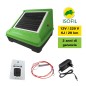 Elettrificatore con pannello solare e batteria 6 Joule per recinto elettrico