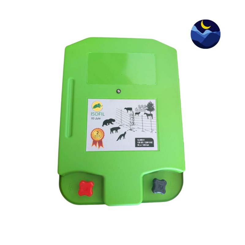 Elettrificatore 12V 220V 10 Joule mod. notturna