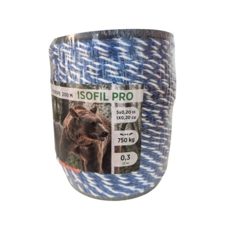 Filo polywire 5x20ss e 1x20cu 200 mt Isofil
