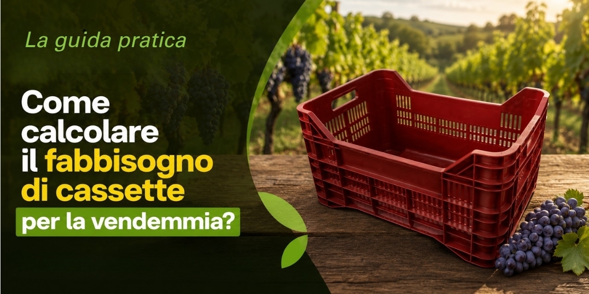 Come definire il fabbisogno di cassette per la vendemmia?